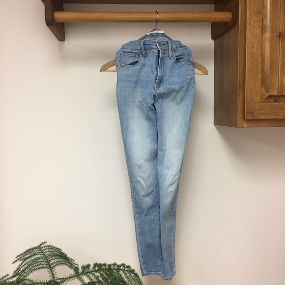 Levi’s Mile High Super Skinny light wash 25 - Picture 3 of 8